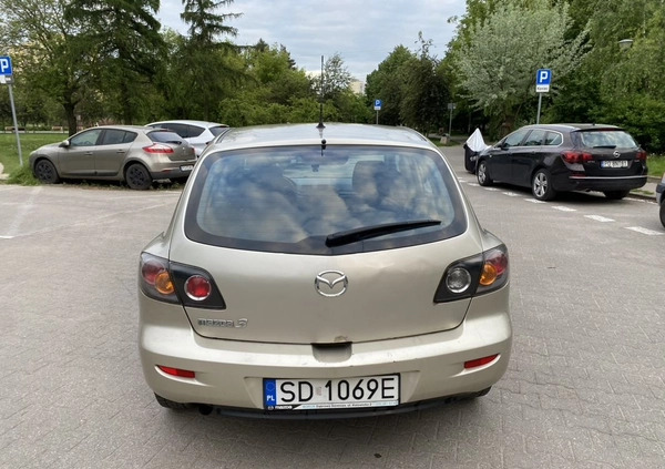 Mazda 3 cena 6499 przebieg: 191645, rok produkcji 2005 z Poznań małe 667